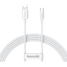 Кабель Baseus Superior Series Fast Charging USB Type-A - USB Type-C (1 м, белый)