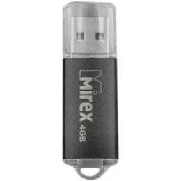 USB Flash Mirex UNIT BLACK 4GB (13600-FMUUND04)