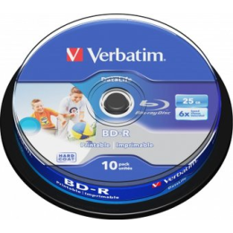 BD-R диск Verbatim 25Gb 6x 43804 (10 шт.)