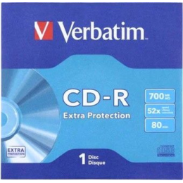 CD-R диск Verbatim 700Mb 52x 43843 (1 шт.)