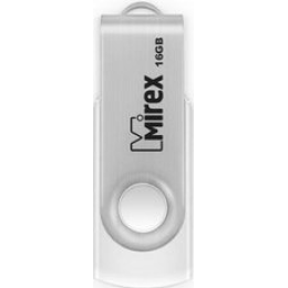USB Flash Mirex SWIVEL WHITE 16GB (13600-FMUSWT16)