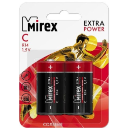 Батарейка Mirex Extra Power C 2 шт 23702-ER14-E2