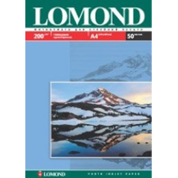 Фотобумага Lomond Глянцевая A4 200 г/кв.м. 50 листов (0102020)