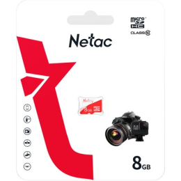 Карта памяти Netac microSDHC P500 ECO 8GB