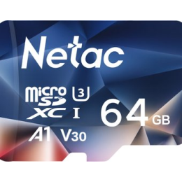 Карта памяти Netac microSDXC P500 Ultra 64GB