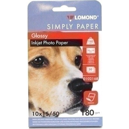 Фотобумага Lomond односторонняя эконом глянцевая 10x15 180 г/м2 50л