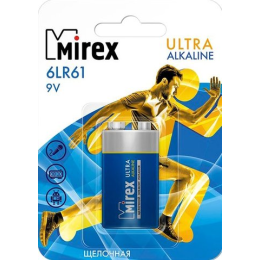 Батарейка Mirex Ultra Alkaline 9V 6LR6-E1