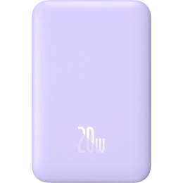 Внешний аккумулятор Baseus Magnetic Mini Air Wireless Fast Charge Power Bank 20W 6000mAh (сиреневый)