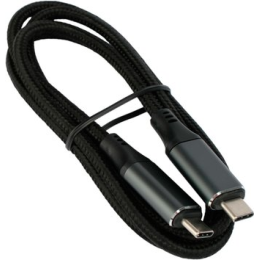 Кабель Cablexpert USB Type-C - USB Type-C CC-USB4-CMCM-BR-1M (1 м, черный)