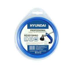 Леска для триммера HYUNDAI RD-3015 PRO 3,0мм*15м,двухсл. круг.
