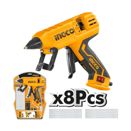 Клеевой пистолет GG408 11,2мм 250 Вт, INGCO