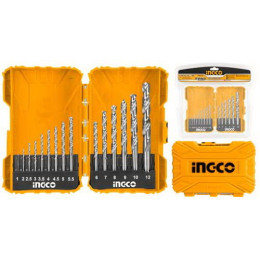 Набор сверл по металлу HSS M2 15 шт. INGCO AKDL51502 INDUSTRIAL
