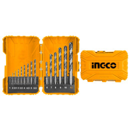 Набор сверл по металлу HSS M2 15 шт. INGCO AKDL51502 INDUSTRIAL