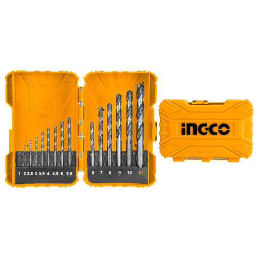 Набор сверл по металлу HSS M2 15 шт. INGCO AKDL51502 INDUSTRIAL