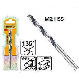Сверло по металлу M2 HSS 12 мм INGCO DBT11301201 INDUSTRIAL