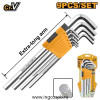 Набор шестигранников HEX 1.5-10мм Extra Long INGCO HHK11092 INDUSTRIAL