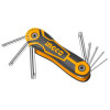 Набор шестигранников TORX T9-T40 INGCO HHK14083 INDUSTRIAL