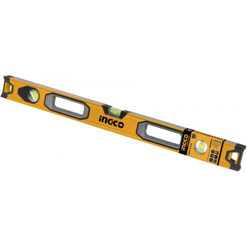 Алюминиевый фрезерованный уровень 800 мм INGCO HSL08080 INDUSTRIAL