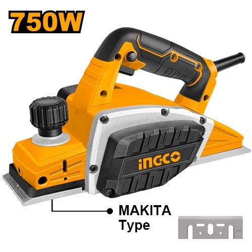 Электрорубанок 750Вт 82мм INGCO PL7508 INDUSTRIAL