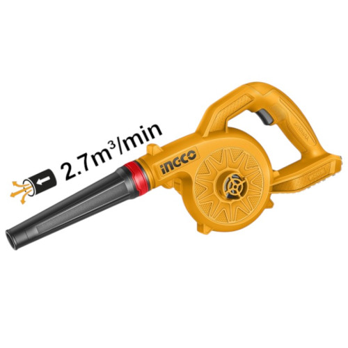 Воздуходувка аккумуляторная , 2,7 м³/мин,  P20S(20В)  INGCO