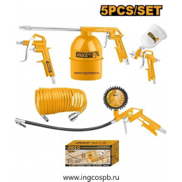 Набор пневмоинструментов 5шт INGCO AKT0053
