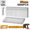 Гвозди для нейлера 18GA (50х1.25х1 мм) 6000 шт. SUPER INGCO ANA18506 INDUSTRIAL