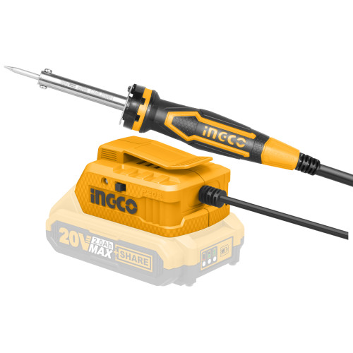 Аккумуляторный паяльник 20В без АКБ и ЗУ INGCO CSILI2001