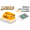 USB адаптер для аккумуляторов P20S INGCO CUCLI2001