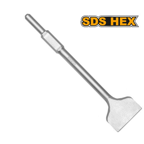 Зубило плоское Hex 30x410x100 мм INGCO DBC0324103 INDUSTRIAL