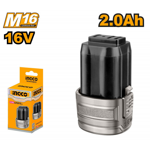 Аккумуляторная батарея 16В/2.0Ач. SUPER INGCO FBLI1620 INDUSTRIAL