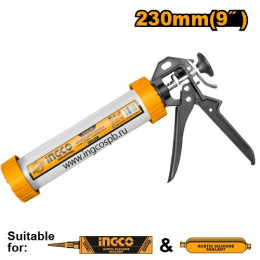 Пистолет для герметика 230 мм INGCO HCG0109 INDUSTRIAL