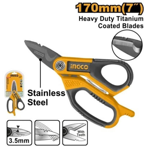 Универсальные ножницы 170 мм INGCO INDUSTRIAL HES051708