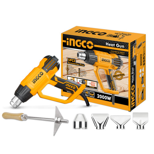 Фен строительный 2000Вт INGCO HG200028 INDUSTRIAL