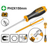Отвертка крестовая ударная PH2x150мм S2 INGCO HGTS68PH2150 INDUSTRIAL