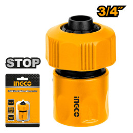 Соединитель пластмассовый быстросъемный для шланга 3/4\