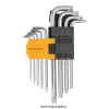 Набор шестигранников TORX Т10-Т50 мм Long INGCO HHK13091 INDUSTRIAL