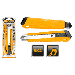 Нож канцелярский 18х160 мм INGCO HKNS16218