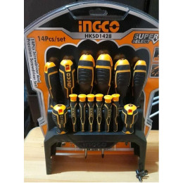 Набор отвëрток 14 шт INGCO HKSD1428