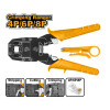Клещи для обжима витой пары INGCO HMPC1468P