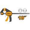 Быстрозажимная струбцина 63х450 мм INGCO HQBC01603 INDUSTRIAL