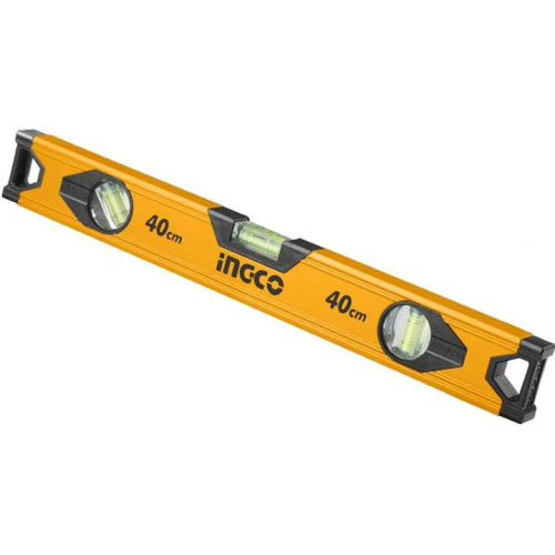 Строительный алюминиевый уровень 40 см INGCO HSL18040