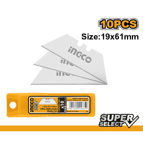 Лезвия трапецевидное 61х19 INGCO HUKB61001