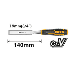 Стамеска 19x140 мм INGCO HWC0819 INDUSTRIAL