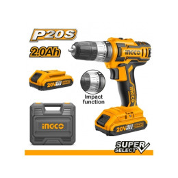 Аккумуляторный ударный шуруповерт 20В 45Нм 18+1+1 INGCO CIDLI200215