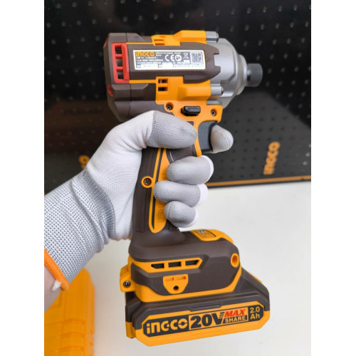 Набор 20В BL винтоверт 285Нм и шуруповерт 52Нм SUPER INGCO CKLI20272 INDUSTRIAL