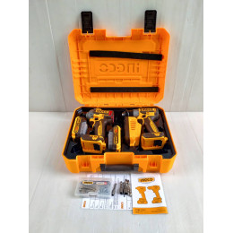 Набор 20В BL винтоверт 285Нм и шуруповерт 52Нм SUPER INGCO CKLI20272 INDUSTRIAL