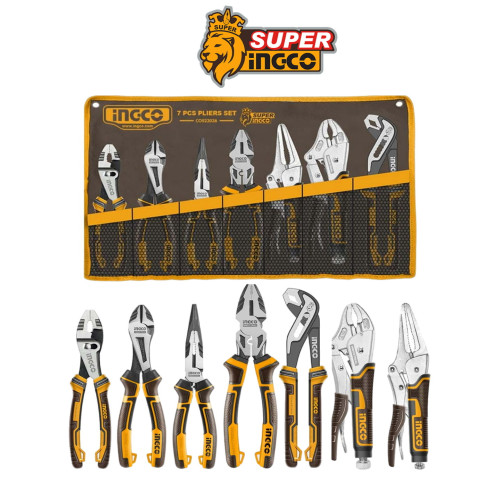 Набор шарнирно-губцевого инструмента 7шт SUPER INGCO COS23036 INDUSTRIAL