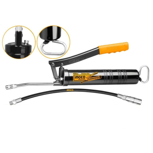 Шприц для масляной смазки 400см.куб. INGCO GRG015001 INDUSTRIAL