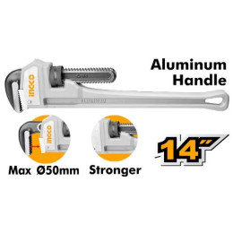 Ключ трубный 350х50мм INGCO HALPW0114 INDUSTRIAL