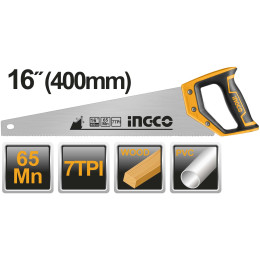 Ножовка по дереву 400 мм INGCO HHAS08400